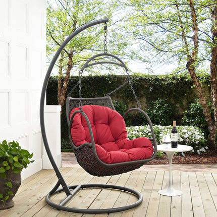 Modway EEI-2279 Arbor Outdoor Patio Wood Swing Chair Modway