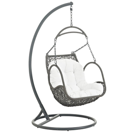 Modway EEI-2279 Arbor Outdoor Patio Wood Swing Chair Modway