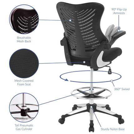Modway EEI-2286 Charge Drafting Chair Modway