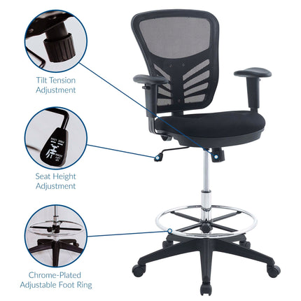 Modway EEI-2289 Articulate Drafting Chair Modway