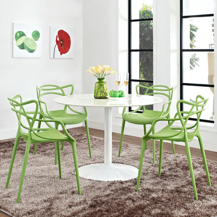 Modway EEI-2348 Entangled Dining Set Set of 4 Modway
