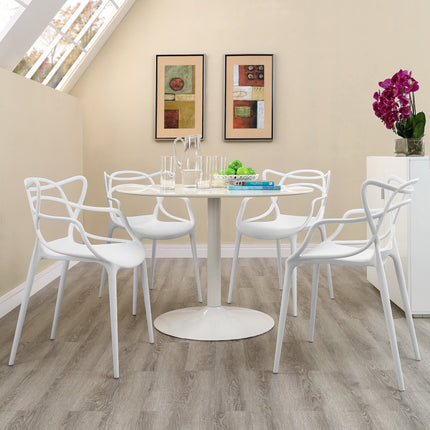Modway EEI-2348 Entangled Dining Set Set of 4 Modway