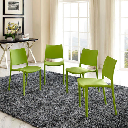 Modway EEI-2425 Hipster Dining Side Chair Set of 4 Modway