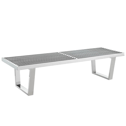 Modway EEI-246 Sauna 5' Stainless Steel Bench Modway
