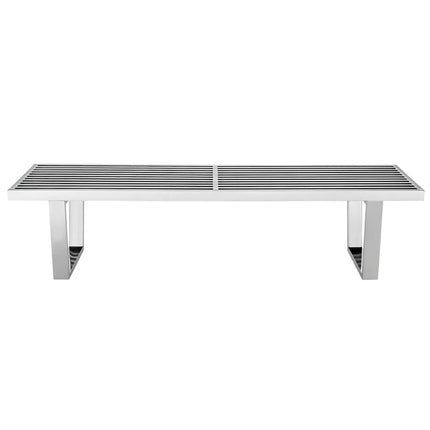 Modway EEI-246 Sauna 5' Stainless Steel Bench Modway