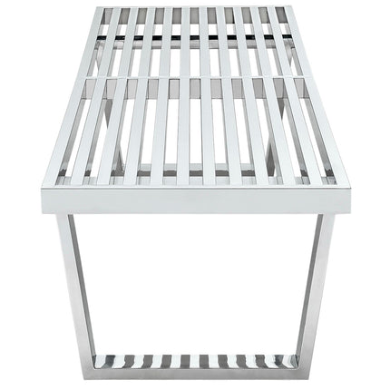 Modway EEI-246 Sauna 5' Stainless Steel Bench Modway