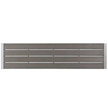 Modway EEI-2480 Shore 3 Piece Outdoor Patio Aluminum Dining Set Modway