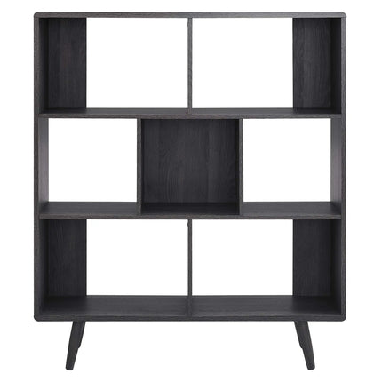 Modway EEI-2529 Transmit 7 Shelf Wood Grain Bookcase Modway