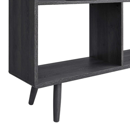 Modway EEI-2529 Transmit 7 Shelf Wood Grain Bookcase Modway