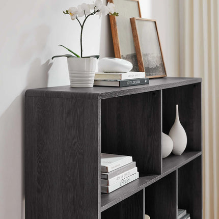 Modway EEI-2529 Transmit 7 Shelf Wood Grain Bookcase Modway