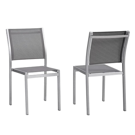 Modway EEI-2585 Shore Outdoor Patio Aluminum Side Chair Set of 2 - Plaza Home Decor