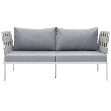 Modway EEI-2603 Harmony Outdoor Patio Aluminum Loveseat Modway