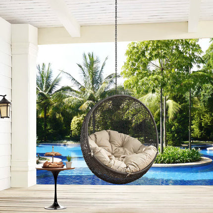 Modway EEI-2654 Hide Outdoor Patio Swing Chair Without Stand Modway