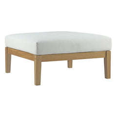 Modway EEI-2698 Bayport Outdoor Patio Teak Ottoman Modway