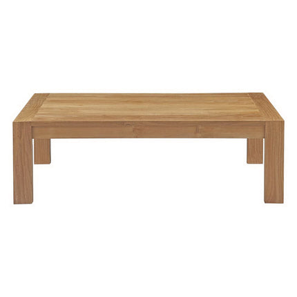 Modway EEI-2710 Upland Outdoor Patio Wood Coffee Table Modway