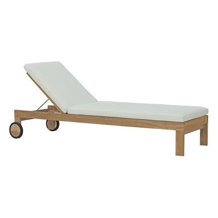 Modway EEI-2711 Upland Outdoor Patio Teak Chaise Modway
