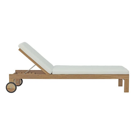 Modway EEI-2711 Upland Outdoor Patio Teak Chaise Modway