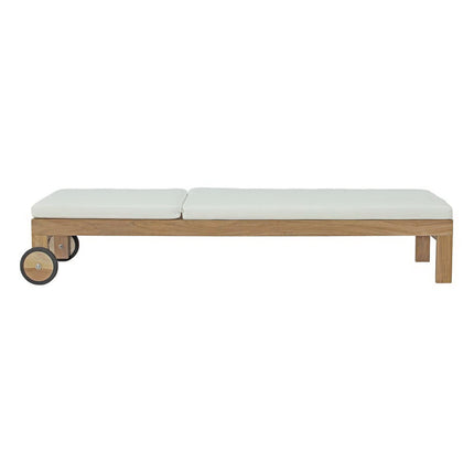 Modway EEI-2711 Upland Outdoor Patio Teak Chaise Modway