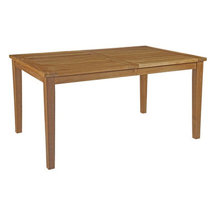 Modway EEI-2716 Marina 60" Outdoor Patio Teak Dining Table Modway