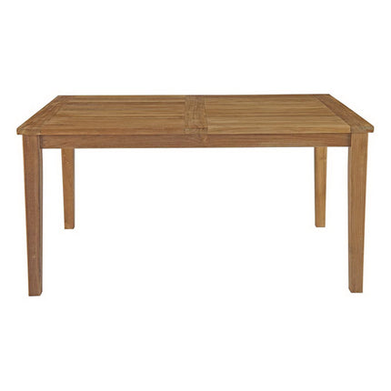 Modway EEI-2716 Marina 60" Outdoor Patio Teak Dining Table Modway