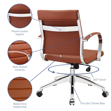 Modway EEI-273 Jive Mid Back Office Chair Modway