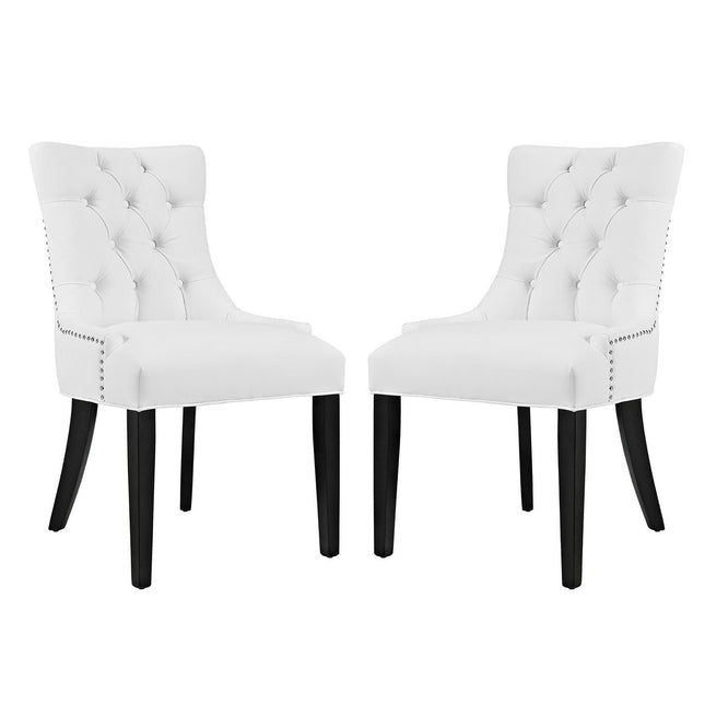 Modway EEI-2742 Regent Vinyl Dining Side Chair Set of 2 Modway