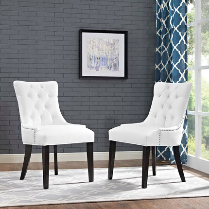 Modway EEI-2742 Regent Vinyl Dining Side Chair Set of 2 Modway