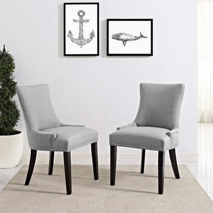 Modway EEI-2746 Marquis Fabric Dining Side Chair Set of 2 Modway