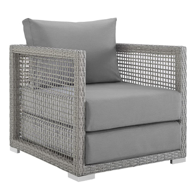 Modway EEI-2918 Aura Rattan Outdoor Patio Armchair Modway