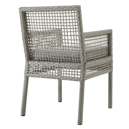 Modway EEI-2920 Aura Outdoor Patio Wicker Rattan Dining Armchair Modway
