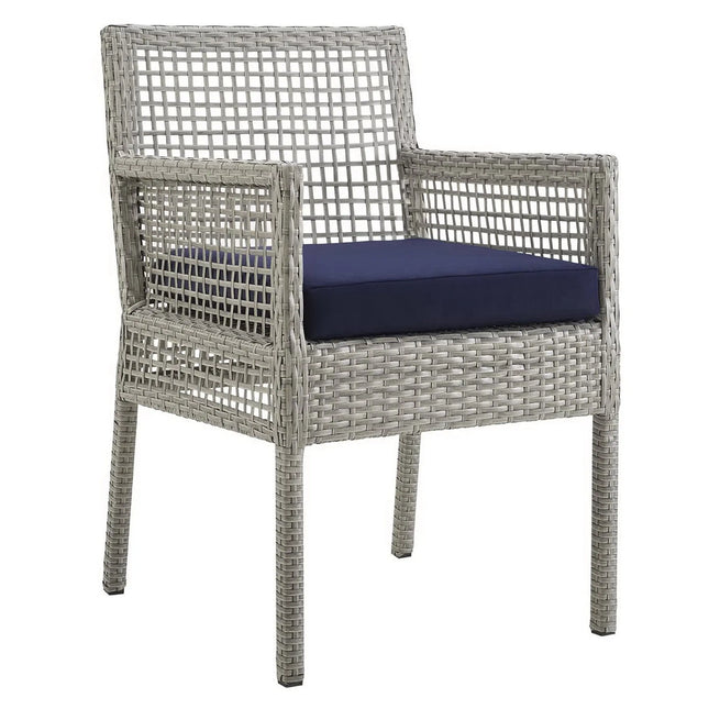 Modway EEI-2920 Aura Outdoor Patio Wicker Rattan Dining Armchair Modway