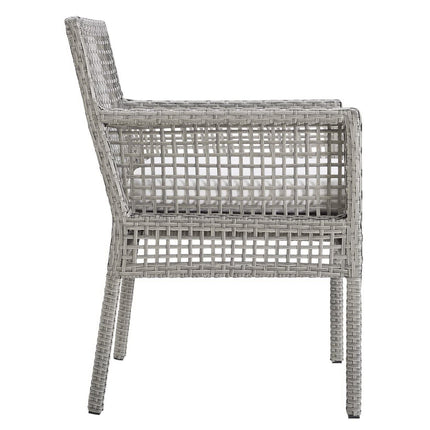 Modway EEI-2920 Aura Outdoor Patio Wicker Rattan Dining Armchair Modway