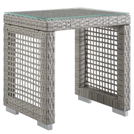 Modway EEI-2922 Aura Outdoor Patio Wicker Rattan Side Table Modway