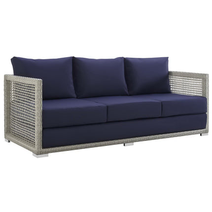 Modway EEI-2923 Aura Outdoor Patio Wicker Rattan Sofa Modway