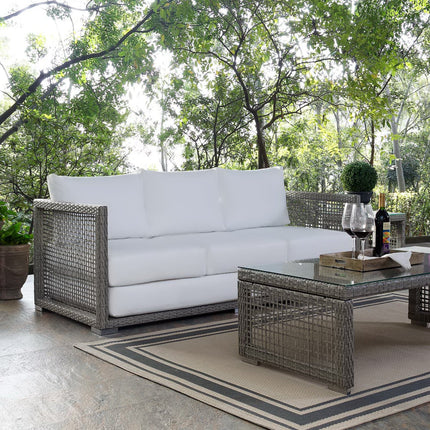 Modway EEI-2923 Aura Outdoor Patio Wicker Rattan Sofa Modway