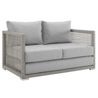 Gray Gray / Wicker Rattan