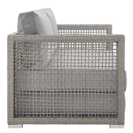 Modway EEI-2924 Aura Outdoor Patio Wicker Rattan Loveseat Modway