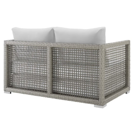 Modway EEI-2924 Aura Outdoor Patio Wicker Rattan Loveseat Modway