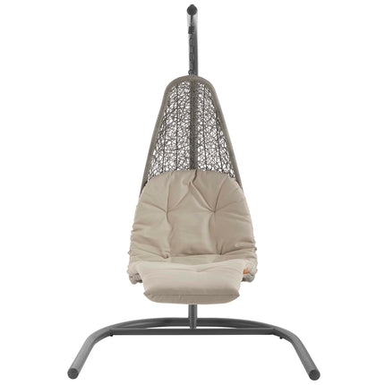Modway EEI-2952 Landscape Hanging Chaise Lounge Outdoor Patio Swing Chair Modway