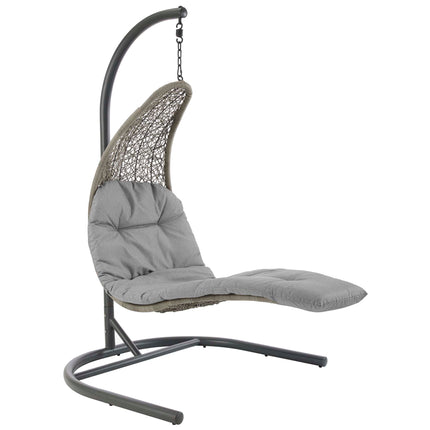 Modway EEI-2952 Landscape Hanging Chaise Lounge Outdoor Patio Swing Chair Modway
