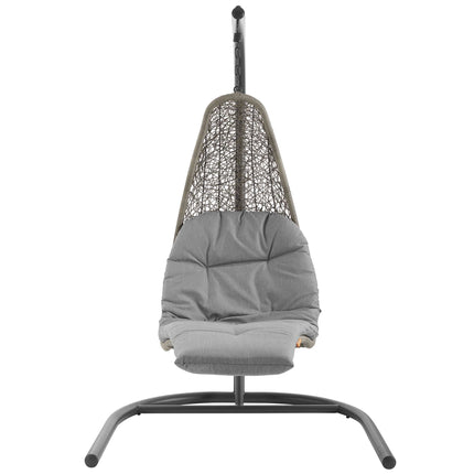 Modway EEI-2952 Landscape Hanging Chaise Lounge Outdoor Patio Swing Chair Modway