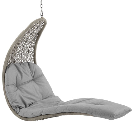 Modway EEI-2952 Landscape Hanging Chaise Lounge Outdoor Patio Swing Chair Modway