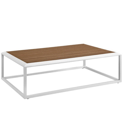Modway EEI-3021 Stance Outdoor Patio Aluminum Coffee Table - Plaza Home Decor