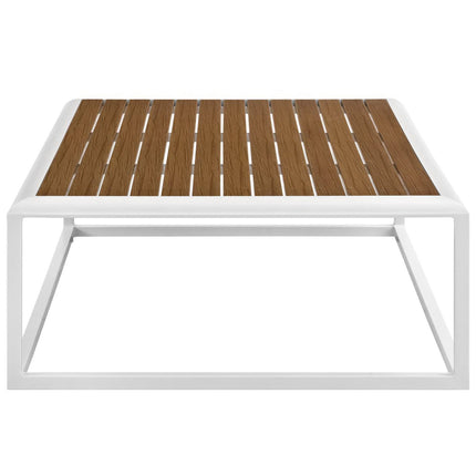 Modway EEI-3021 Stance Outdoor Patio Aluminum Coffee Table - Plaza Home Decor