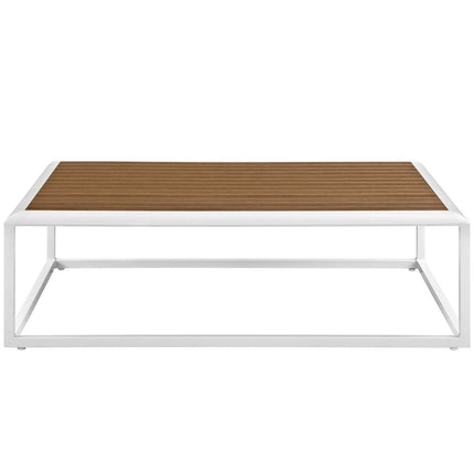 Modway EEI-3021 Stance Outdoor Patio Aluminum Coffee Table - Plaza Home Decor