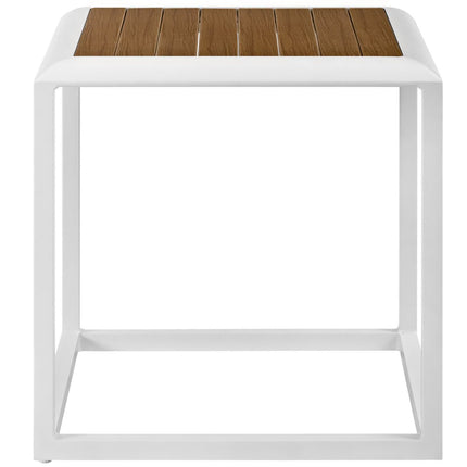 Modway EEI-3022 Stance Outdoor Patio Aluminum Side Table - Plaza Home Decor