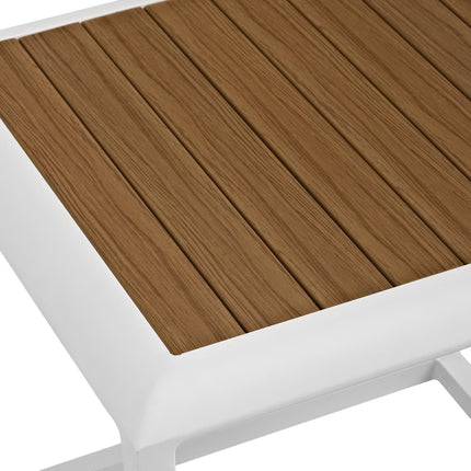 Modway EEI-3022 Stance Outdoor Patio Aluminum Side Table - Plaza Home Decor