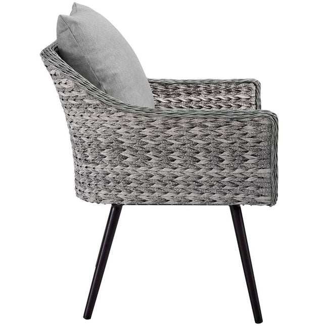 Modway EEI-3023 Endeavor Outdoor Patio Wicker Rattan Armchair Modway