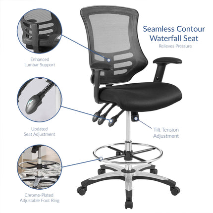 Modway EEI-3043 Calibrate Mesh Drafting Chair Modway
