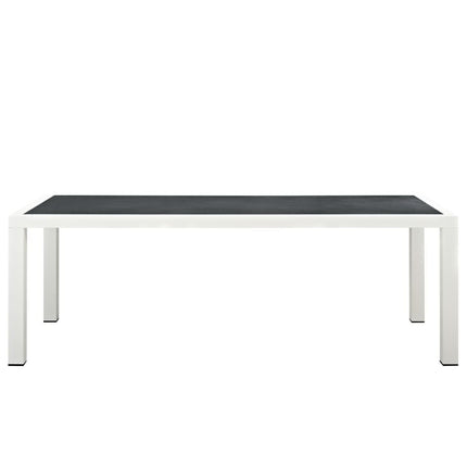 Modway EEI-3052 Stance 90.5" Outdoor Patio Aluminum Dining Table - Plaza Home Decor